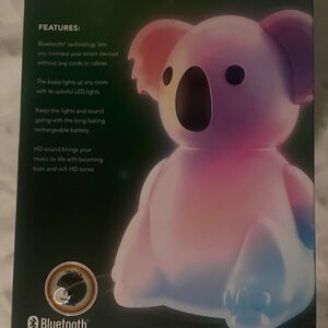 Koala Bluetooth light up Speaker NIB